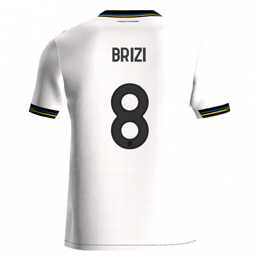 Danxen Damen Andrea Brizi #8 Weiß Schwarz Heimtrikot Trikot 2025/26 T-Shirt Österreich