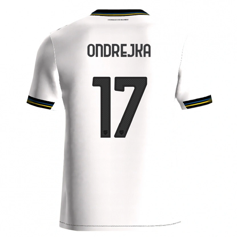 Danxen Damen Jacob Ondrejka #17 Weiß Schwarz Heimtrikot Trikot 2025/26 T-Shirt Österreich