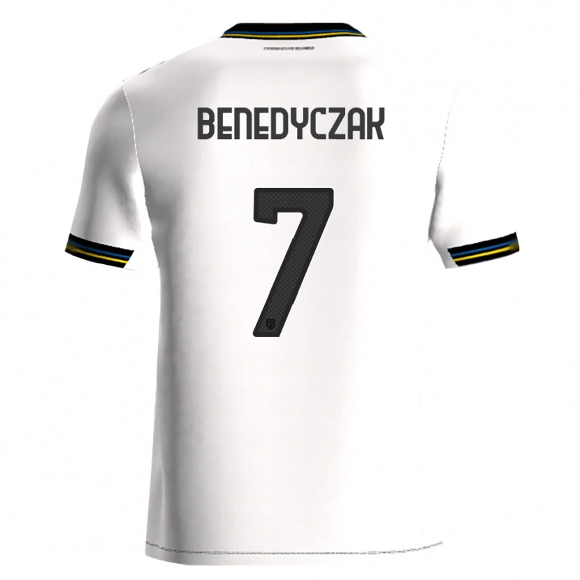 Danxen Damen Adrian Benedyczak #7 Weiß Schwarz Heimtrikot Trikot 2025/26 T-Shirt Österreich