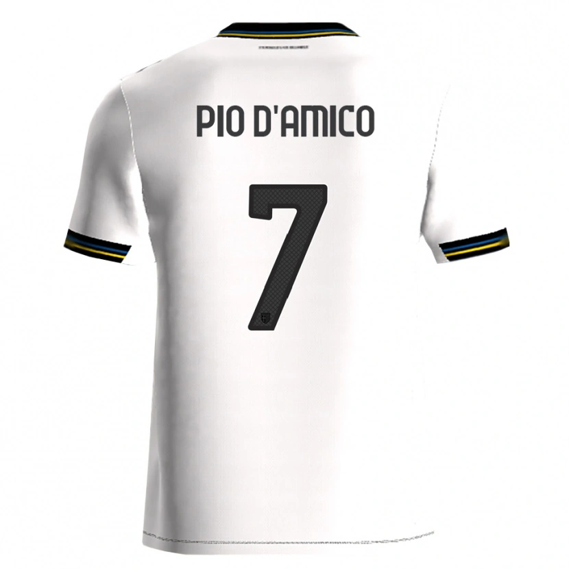 Danxen Damen Dario Pio D'amico #7 Weiß Schwarz Heimtrikot Trikot 2025/26 T-Shirt Österreich