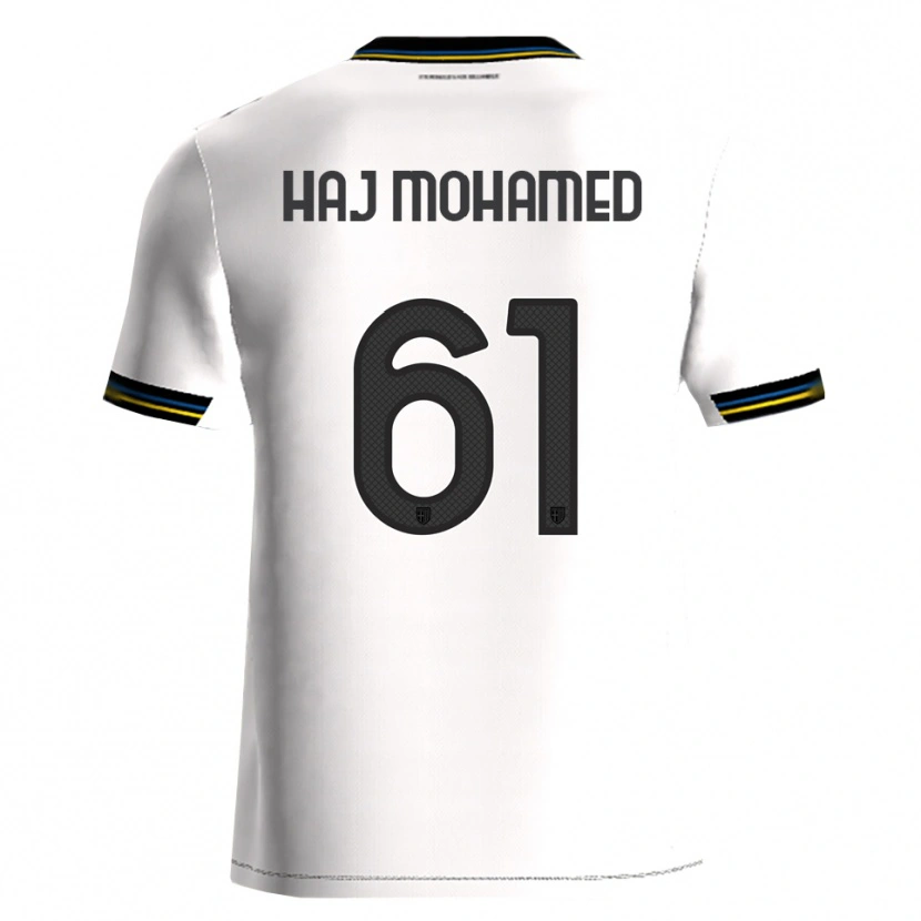 Danxen Damen Anas Haj Mohamed #61 Weiß Schwarz Heimtrikot Trikot 2025/26 T-Shirt Österreich