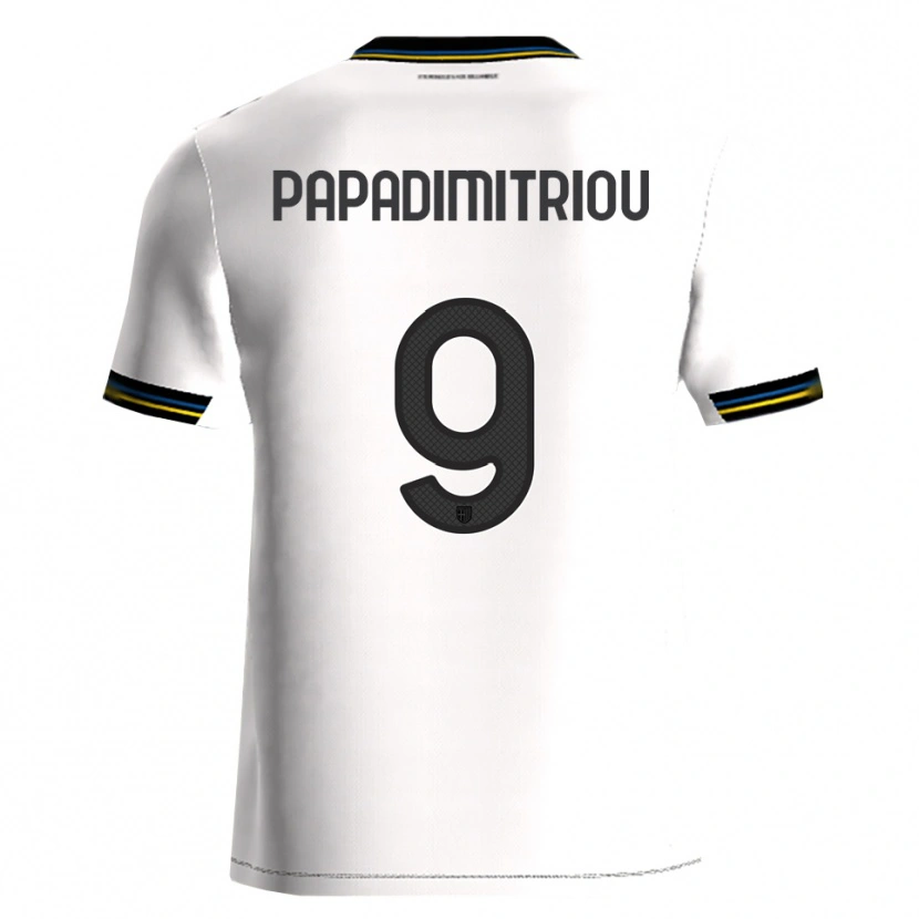 Danxen Damen Eirinaios Papadimitriou #9 Weiß Schwarz Heimtrikot Trikot 2025/26 T-Shirt Österreich