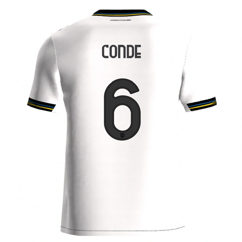 Danxen Damen Bernardo Conde #6 Weiß Schwarz Heimtrikot Trikot 2025/26 T-Shirt Österreich