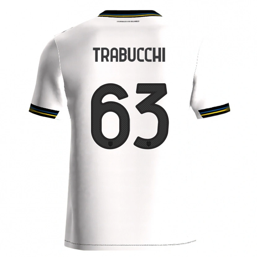Danxen Damen Nicolas Trabucchi #63 Weiß Schwarz Heimtrikot Trikot 2025/26 T-Shirt Österreich