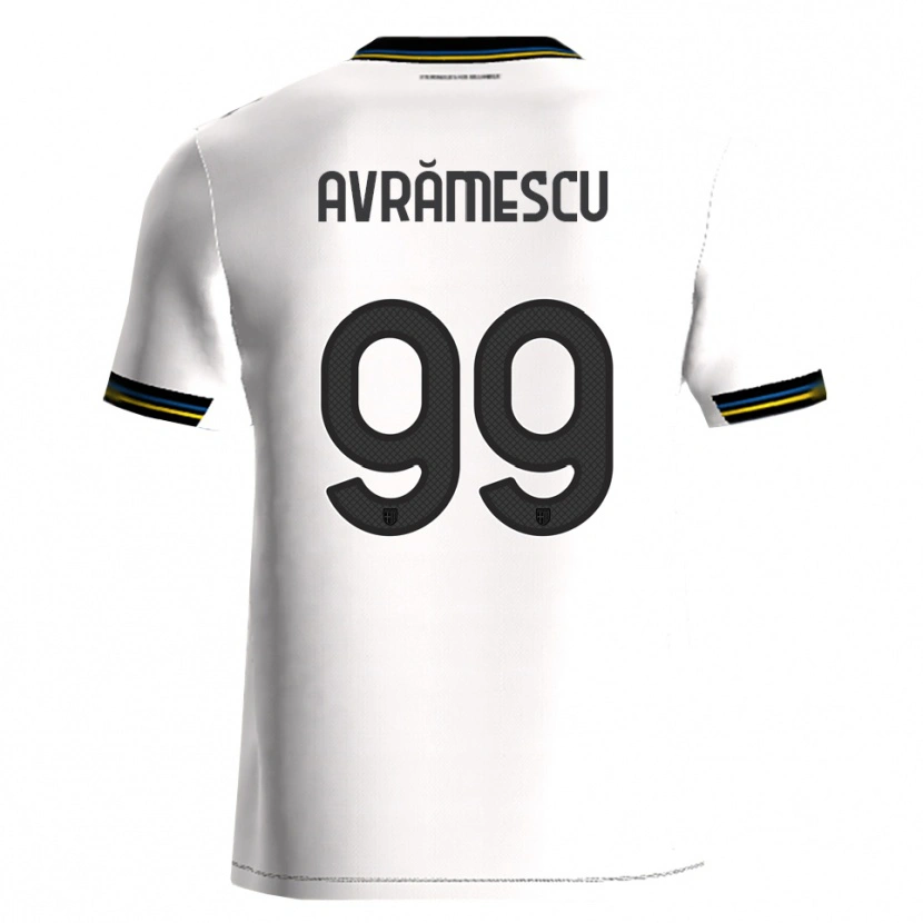 Danxen Damen Ianis Avrămescu #99 Weiß Schwarz Heimtrikot Trikot 2025/26 T-Shirt Österreich