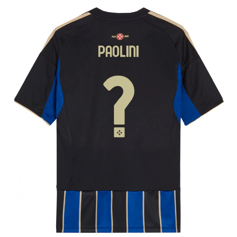 Danxen Damen Andrea Paolini #0 Schwarz Blau Heimtrikot Trikot 2025/26 T-Shirt Österreich