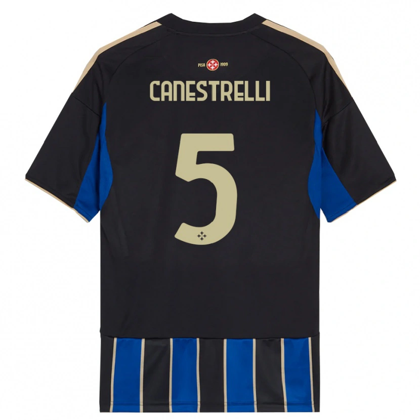 Danxen Damen Simone Canestrelli #5 Schwarz Blau Heimtrikot Trikot 2025/26 T-Shirt Österreich