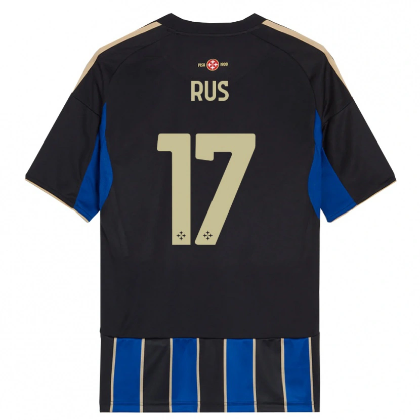 Danxen Damen Adrian Rus #17 Schwarz Blau Heimtrikot Trikot 2025/26 T-Shirt Österreich