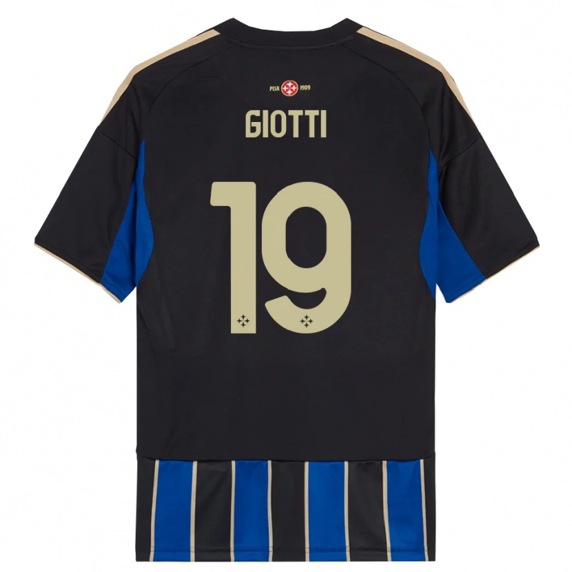 Danxen Damen Emanuele Giotti #19 Schwarz Blau Heimtrikot Trikot 2025/26 T-Shirt Österreich