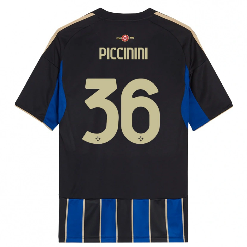 Danxen Damen Gabriele Piccinini #36 Schwarz Blau Heimtrikot Trikot 2025/26 T-Shirt Österreich