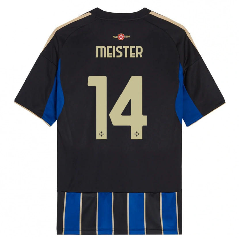 Danxen Damen Henrik Meister #14 Schwarz Blau Heimtrikot Trikot 2025/26 T-Shirt Österreich