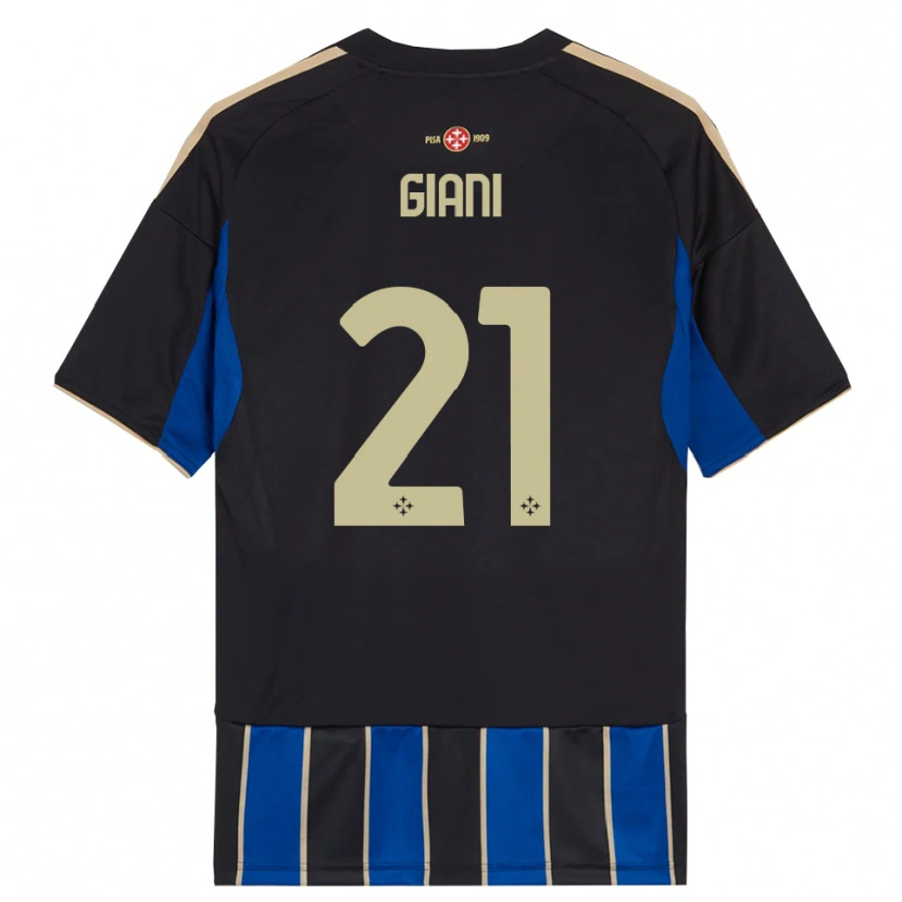 Danxen Damen Elia Giani #21 Schwarz Blau Heimtrikot Trikot 2025/26 T-Shirt Österreich
