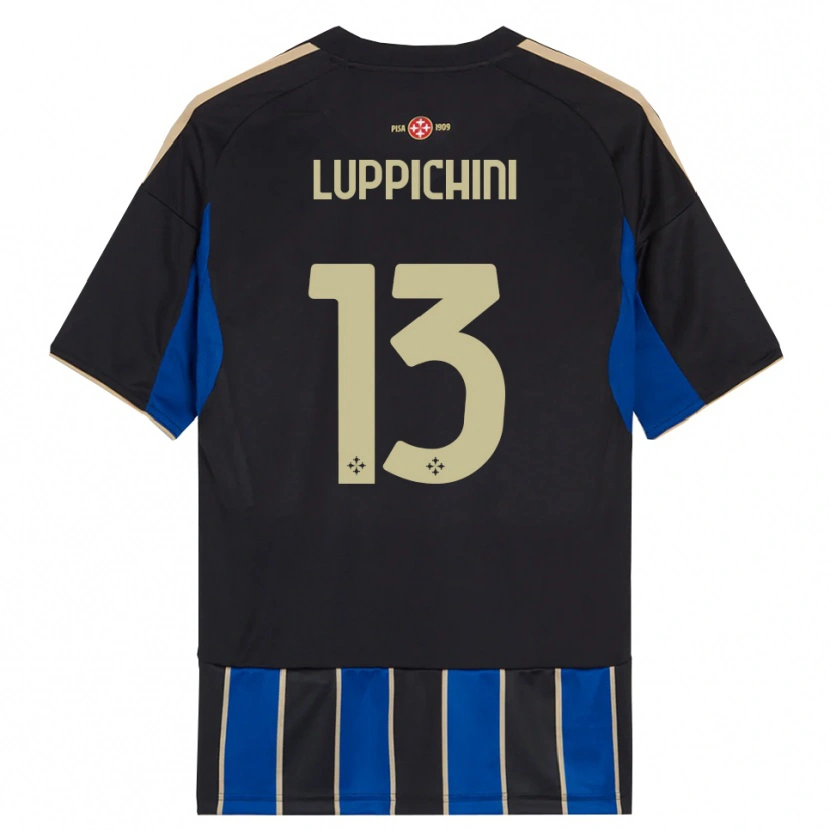 Danxen Damen Matteo Luppichini #13 Schwarz Blau Heimtrikot Trikot 2025/26 T-Shirt Österreich