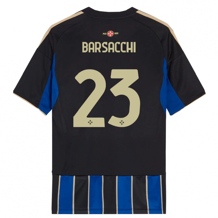 Danxen Damen Cristian Barsacchi #23 Schwarz Blau Heimtrikot Trikot 2025/26 T-Shirt Österreich