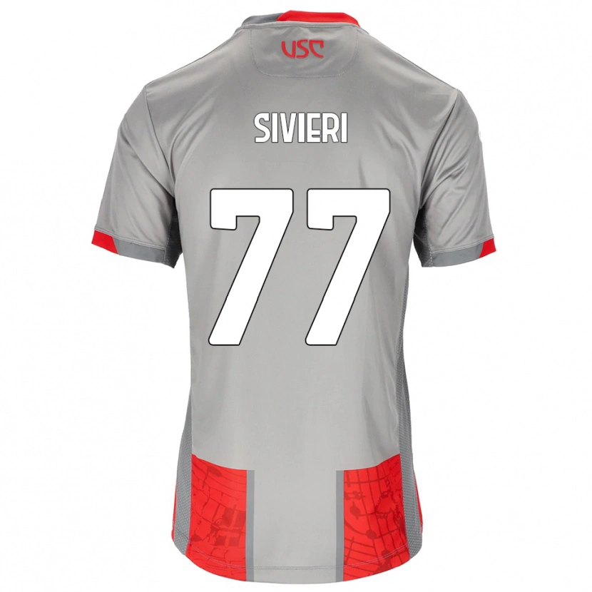 Danxen Damen Lorenzo Sivieri #77 Rot Grau Heimtrikot Trikot 2025/26 T-Shirt Österreich