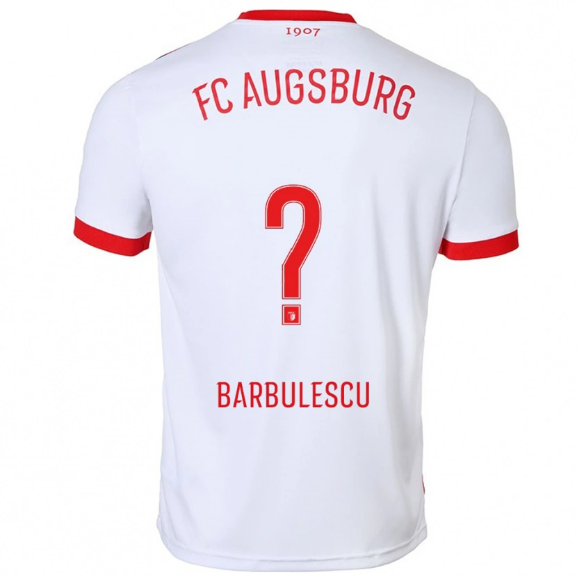 Danxen Damen Luca Bărbulescu #0 Weiß Rot Heimtrikot Trikot 2025/26 T-Shirt Österreich