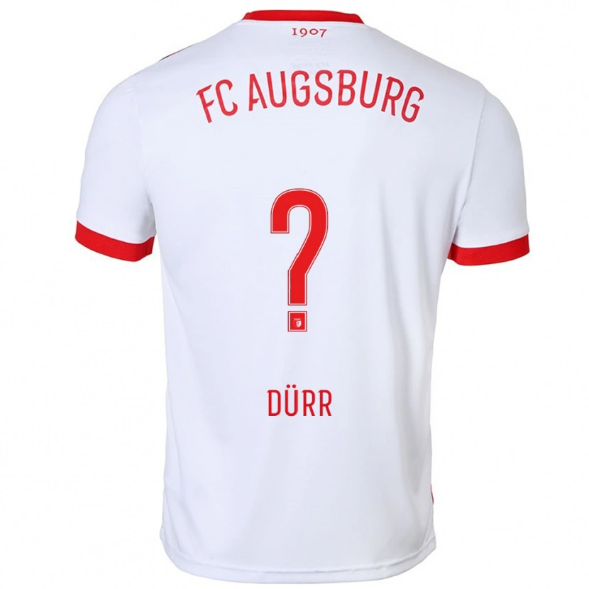 Danxen Damen Ismar Dürr #0 Weiß Rot Heimtrikot Trikot 2025/26 T-Shirt Österreich