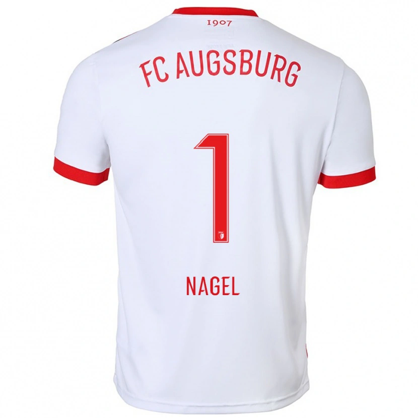 Danxen Damen Timo Nagel #1 Weiß Rot Heimtrikot Trikot 2025/26 T-Shirt Österreich