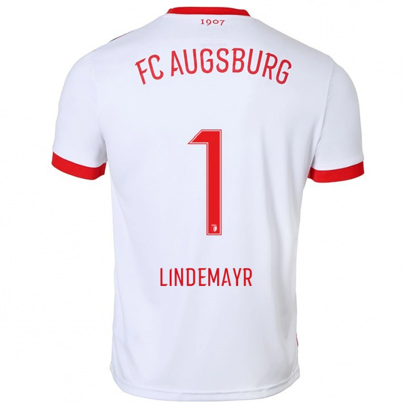 Danxen Damen Lisa Lindemayr #1 Weiß Rot Heimtrikot Trikot 2025/26 T-Shirt Österreich