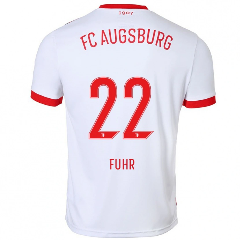 Danxen Damen Paula Fuhr #22 Weiß Rot Heimtrikot Trikot 2025/26 T-Shirt Österreich