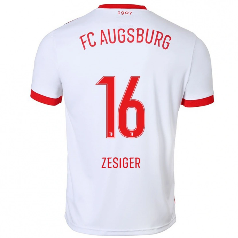 Danxen Damen Cédric Zesiger #16 Weiß Rot Heimtrikot Trikot 2025/26 T-Shirt Österreich