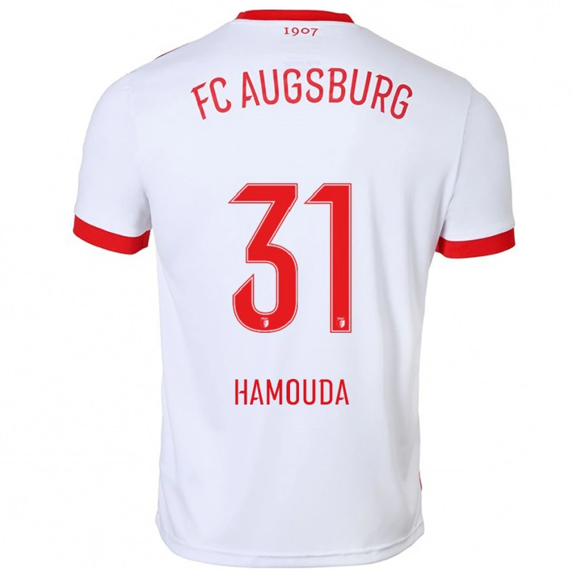 Danxen Damen Hania Hamouda #31 Weiß Rot Heimtrikot Trikot 2025/26 T-Shirt Österreich