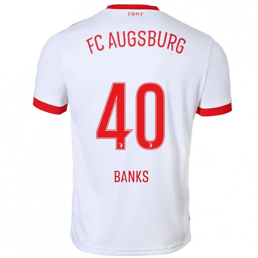 Danxen Damen Noahkai Banks #40 Weiß Rot Heimtrikot Trikot 2025/26 T-Shirt Österreich