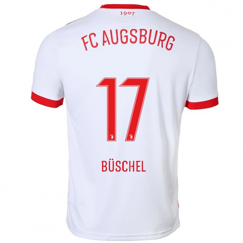 Danxen Damen Alisa Büschel #17 Weiß Rot Heimtrikot Trikot 2025/26 T-Shirt Österreich