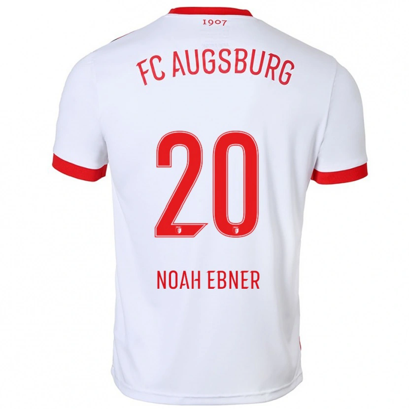 Danxen Damen Noah Ebner #20 Weiß Rot Heimtrikot Trikot 2025/26 T-Shirt Österreich