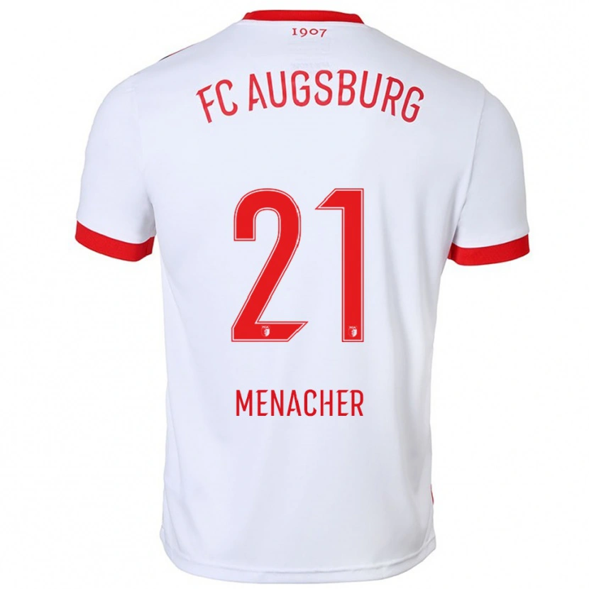 Danxen Damen Anton Menacher #21 Weiß Rot Heimtrikot Trikot 2025/26 T-Shirt Österreich