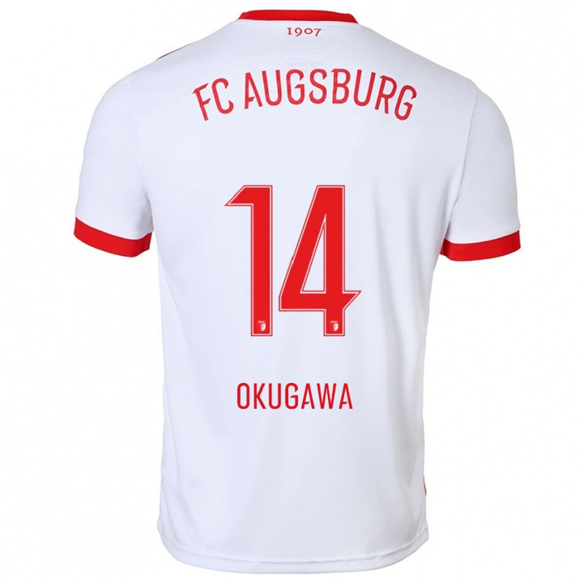 Danxen Damen Masaya Okugawa #14 Weiß Rot Heimtrikot Trikot 2025/26 T-Shirt Österreich