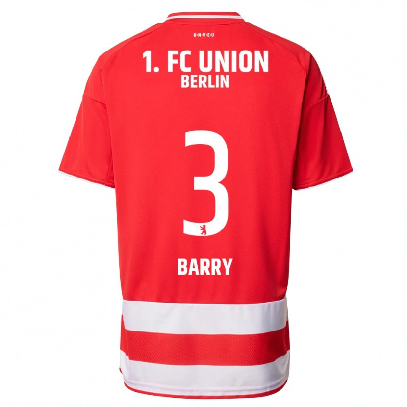 Danxen Damen Sadou Barry #3 Rot Weiß Heimtrikot Trikot 2025/26 T-Shirt Österreich