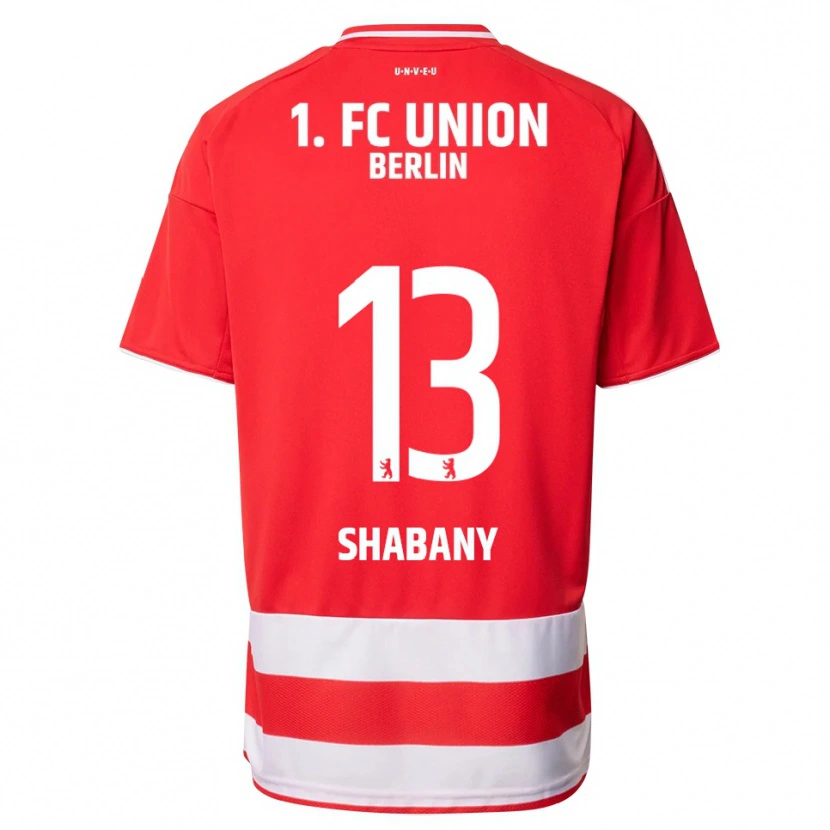 Danxen Damen Alec Shabany #13 Rot Weiß Heimtrikot Trikot 2025/26 T-Shirt Österreich