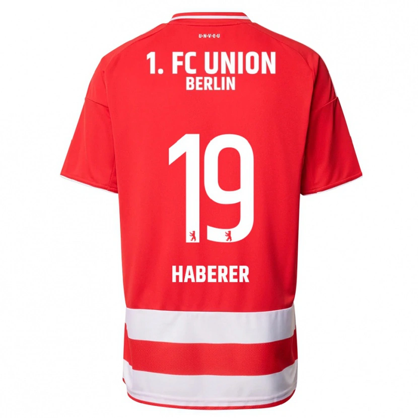 Danxen Damen Janik Haberer #19 Rot Weiß Heimtrikot Trikot 2025/26 T-Shirt Österreich