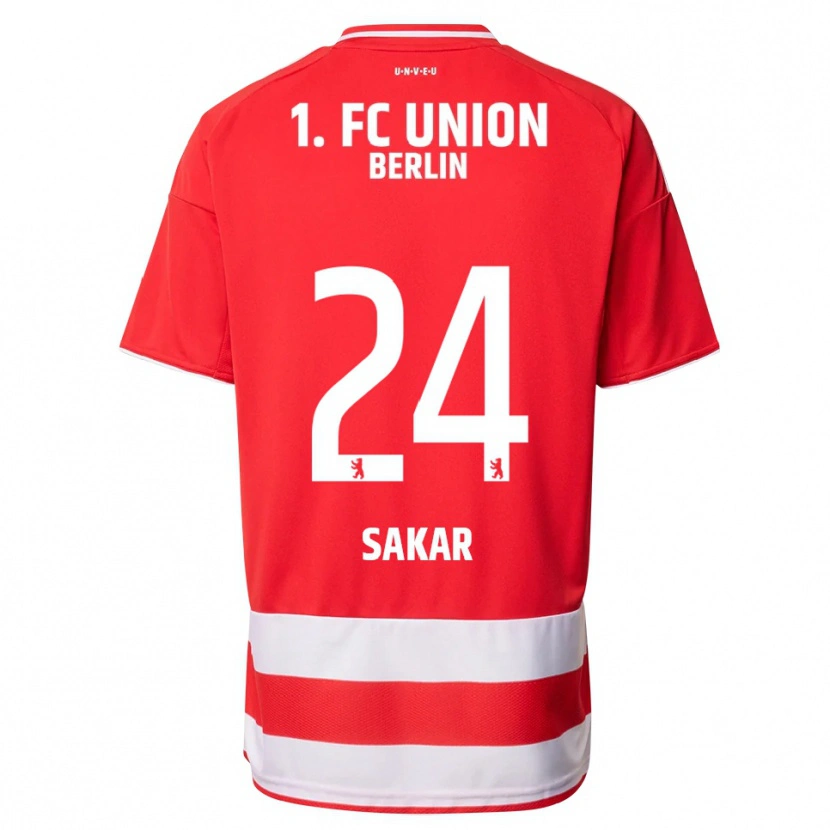 Danxen Damen Fatma Sakar #24 Rot Weiß Heimtrikot Trikot 2025/26 T-Shirt Österreich