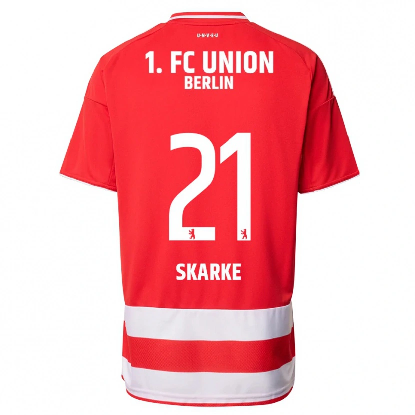Danxen Damen Tim Skarke #21 Rot Weiß Heimtrikot Trikot 2025/26 T-Shirt Österreich