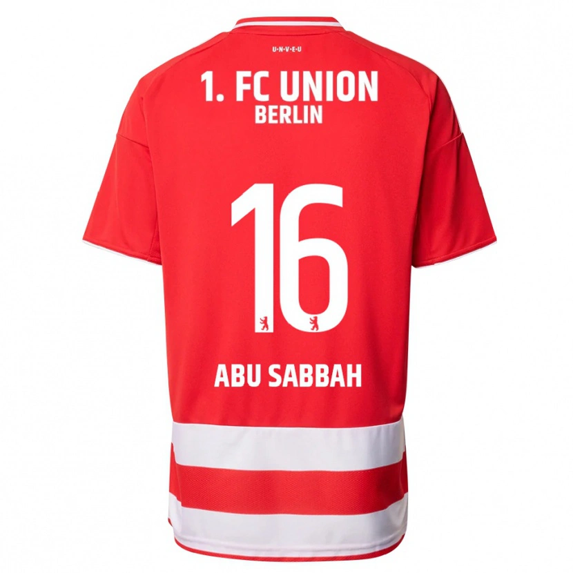 Danxen Damen Sarah Abu Sabbah #16 Rot Weiß Heimtrikot Trikot 2025/26 T-Shirt Österreich
