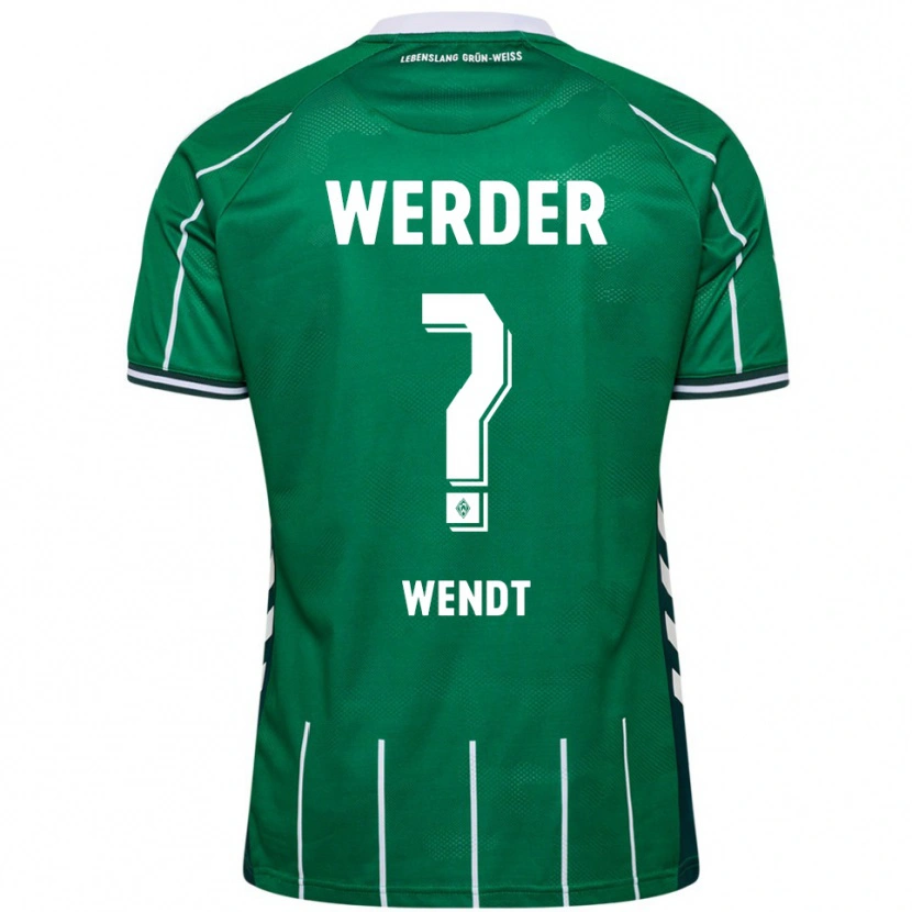 Danxen Damen Maximilian Wendt #0 Grün Weiß Heimtrikot Trikot 2025/26 T-Shirt Österreich