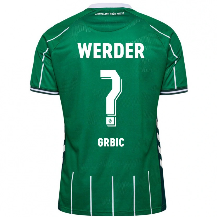 Danxen Damen Nikola Grbic #0 Grün Weiß Heimtrikot Trikot 2025/26 T-Shirt Österreich