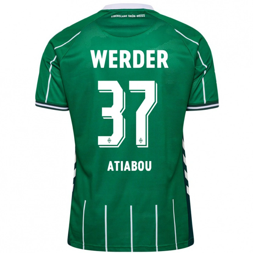 Danxen Damen Benjamin Atiabou #37 Grün Weiß Heimtrikot Trikot 2025/26 T-Shirt Österreich