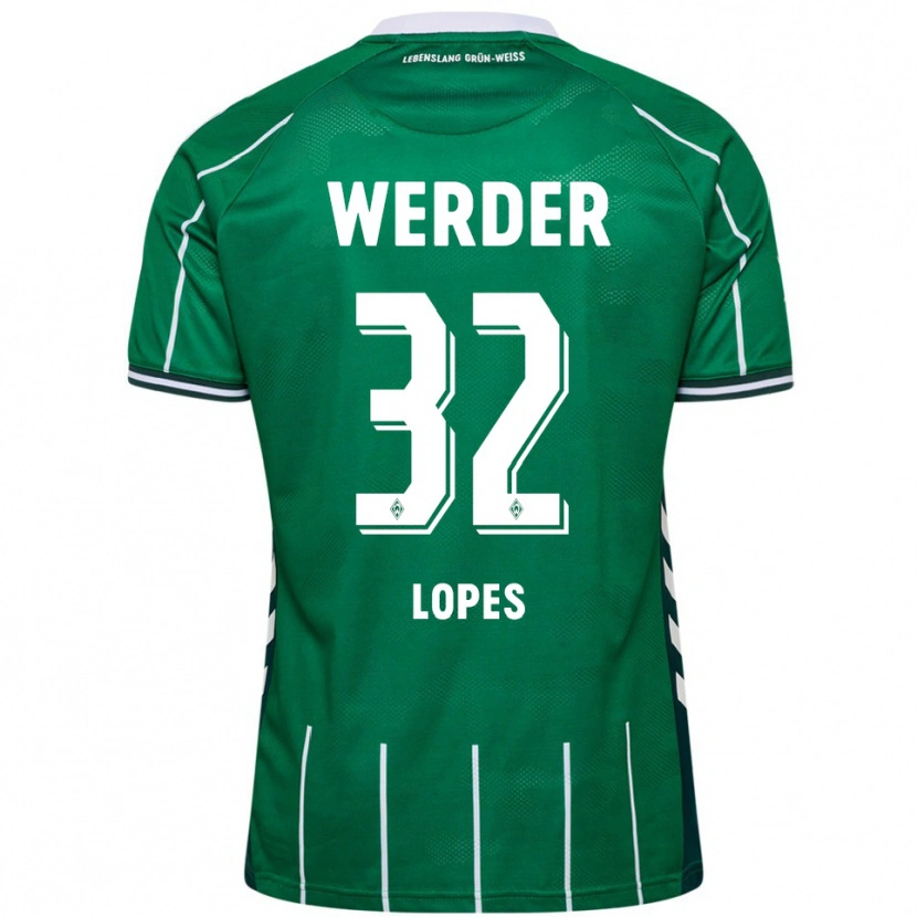 Danxen Damen Eugenio Lopes #32 Grün Weiß Heimtrikot Trikot 2025/26 T-Shirt Österreich