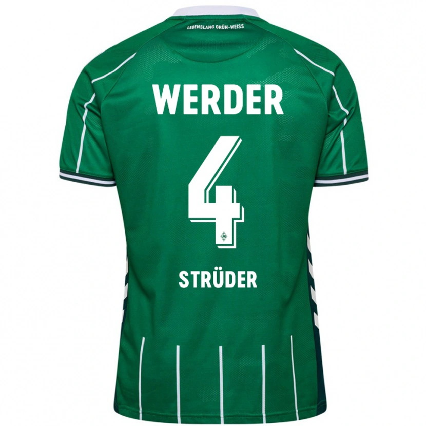 Danxen Damen Mika Strüder #4 Grün Weiß Heimtrikot Trikot 2025/26 T-Shirt Österreich