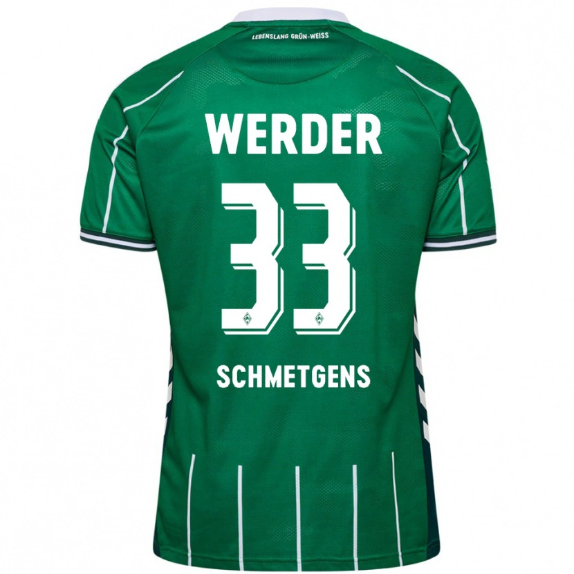 Danxen Damen Mick Schmetgens #33 Grün Weiß Heimtrikot Trikot 2025/26 T-Shirt Österreich