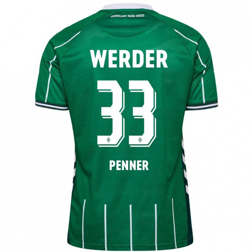 Danxen Damen Maria Penner #33 Grün Weiß Heimtrikot Trikot 2025/26 T-Shirt Österreich