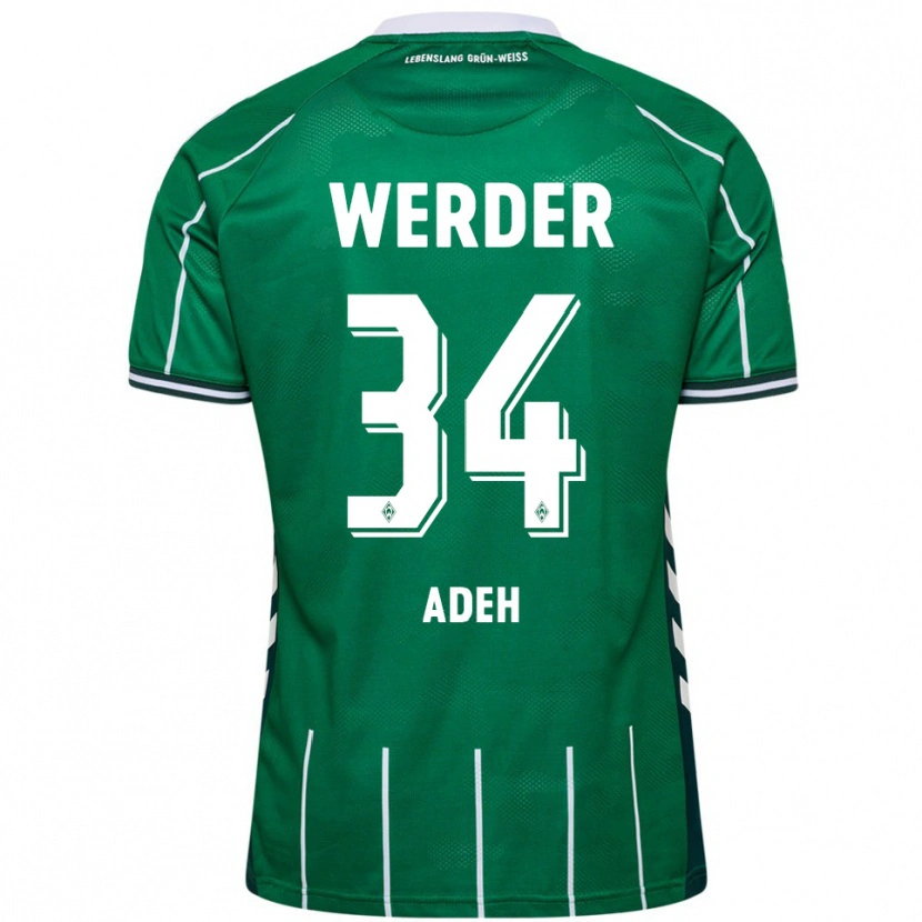 Danxen Damen Wesley Adeh #34 Grün Weiß Heimtrikot Trikot 2025/26 T-Shirt Österreich