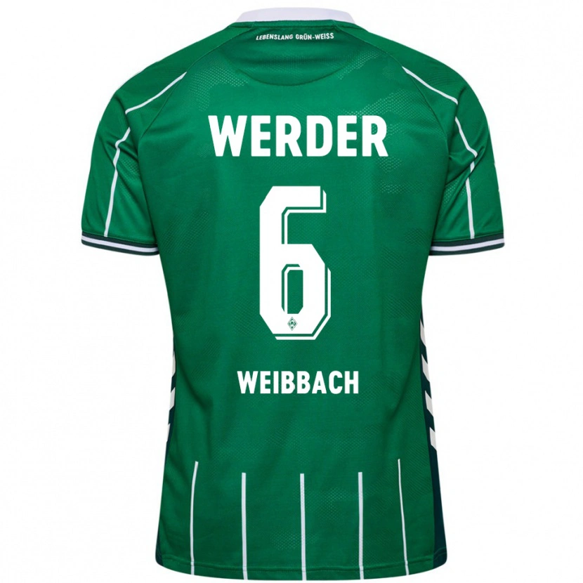 Danxen Damen Noah Weißbach #6 Grün Weiß Heimtrikot Trikot 2025/26 T-Shirt Österreich