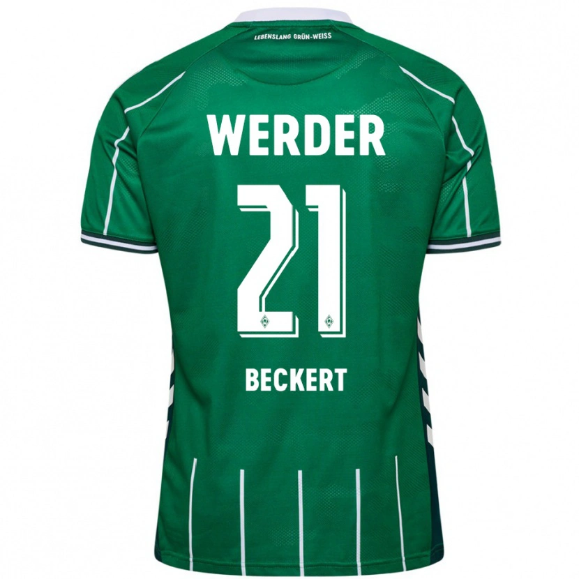 Danxen Damen Jonathan Beckert #21 Grün Weiß Heimtrikot Trikot 2025/26 T-Shirt Österreich