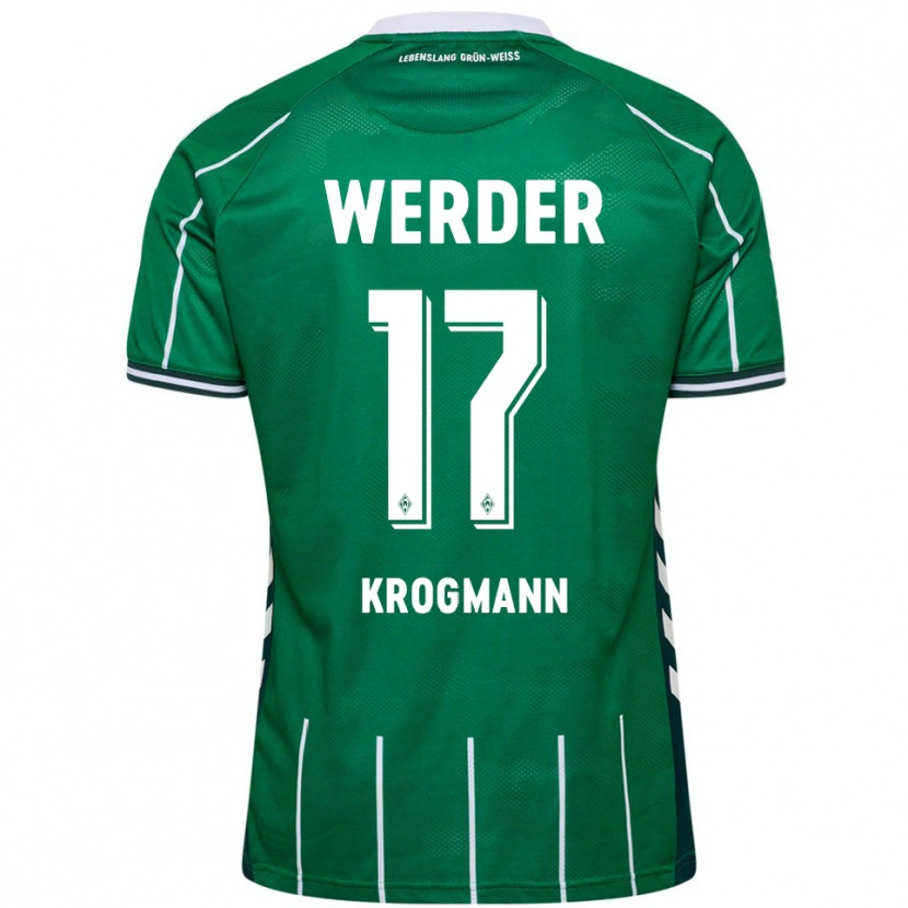 Danxen Damen Avid Krogmann #17 Grün Weiß Heimtrikot Trikot 2025/26 T-Shirt Österreich