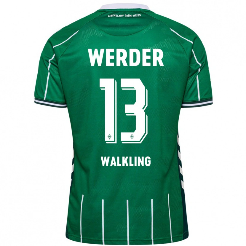 Danxen Damen Ricarda Walkling #13 Grün Weiß Heimtrikot Trikot 2025/26 T-Shirt Österreich