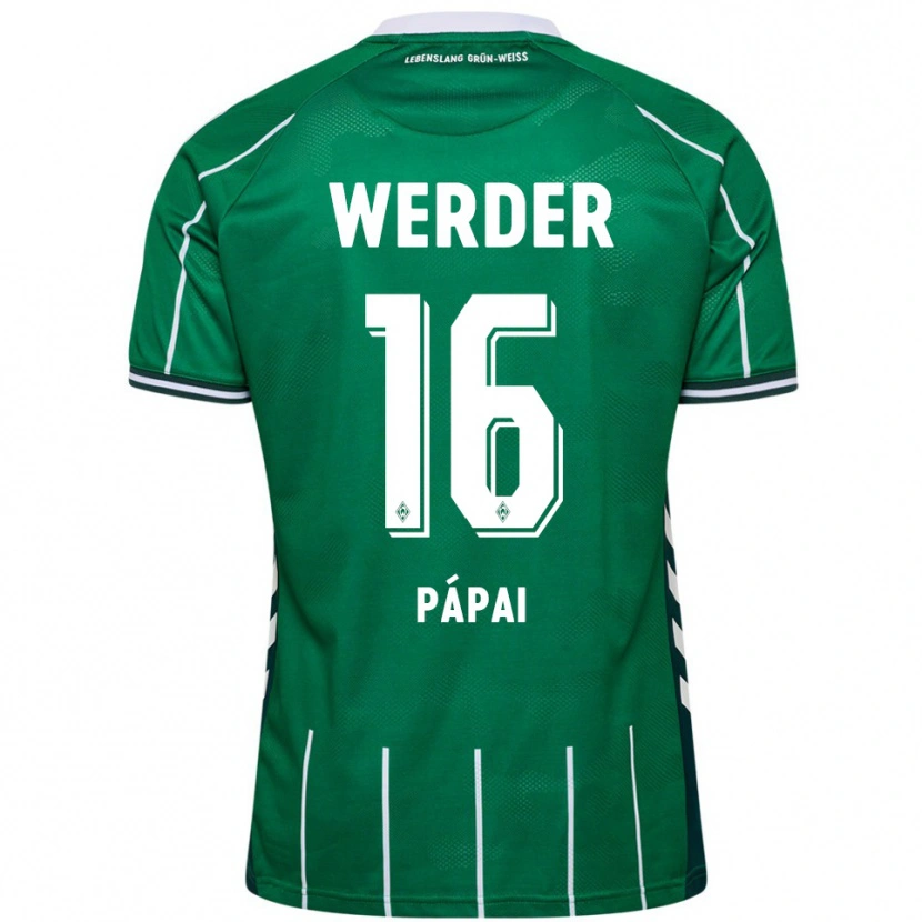 Danxen Damen Emöke Pápai #16 Grün Weiß Heimtrikot Trikot 2025/26 T-Shirt Österreich